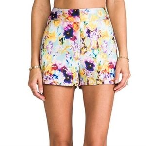 Sachin & Babi Valerie high rise floral Shorts
